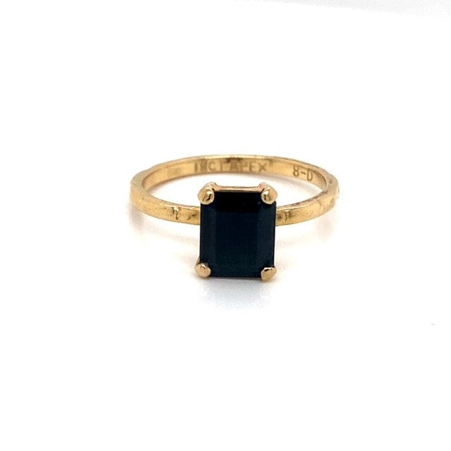 Yellow Gold and Australian Sapphire Ring - Estate