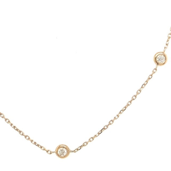 Yellow Gold and 0.50ct Diamond Necklace