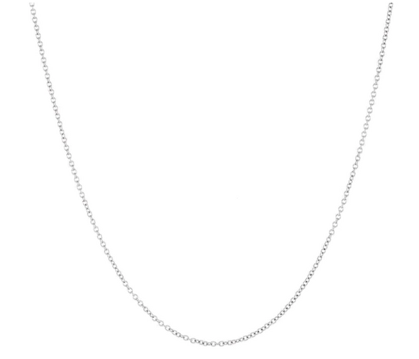 Sterling Silver Cable Chain - 55cm