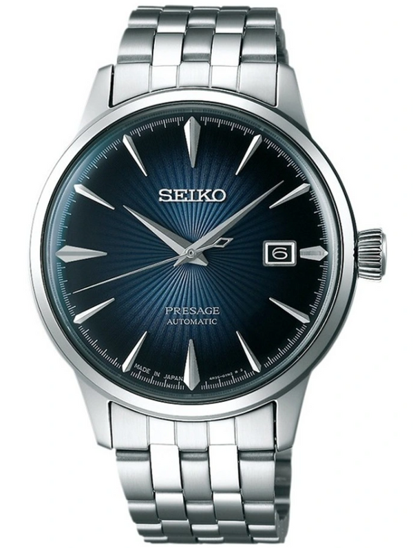 Seiko Presage Men's Automatic Blue Moon 50m Watch - SRPB41J