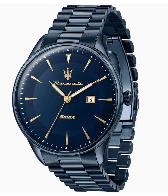 Maserati 'Tradizione' Solar Blue Mens Watch - R8853146003