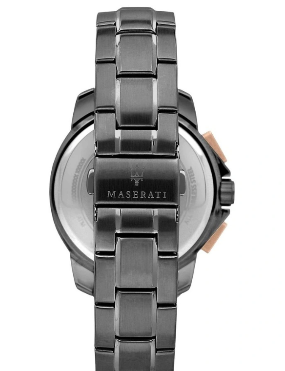 Maserati 'Successo' Solar 45mm Gunmetal Watch - R8873645001