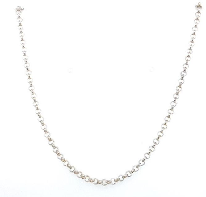 Sterling Silver Round Belcher Chain