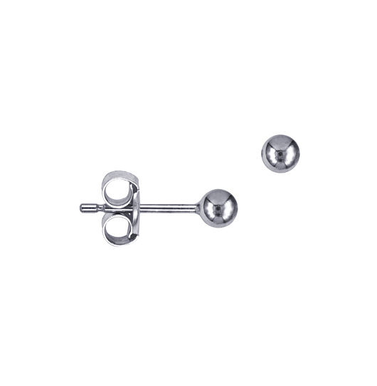 Sterling Silver 3mm Ball Studs