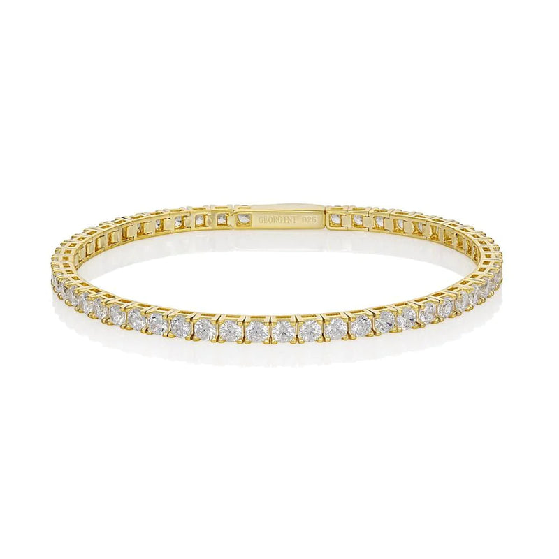 Georgini  Selena 3mm Tennis Bracelet - Gold