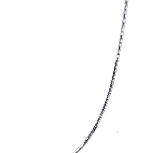 Sterling Silver Square Snake Chain  - 45cm