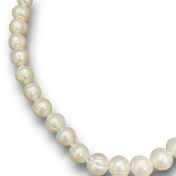 Natural 10mm Pearl Necklace - 45cm