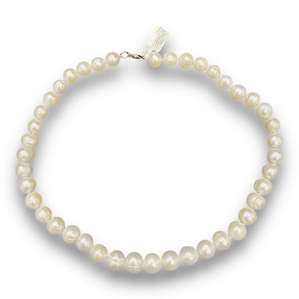 Natural 10mm Pearl Necklace - 45cm