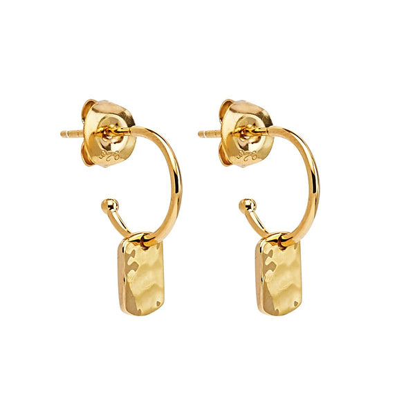 Najo Tigger Yellow Gold Earrings
