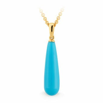 Turquoise Drop Pendant